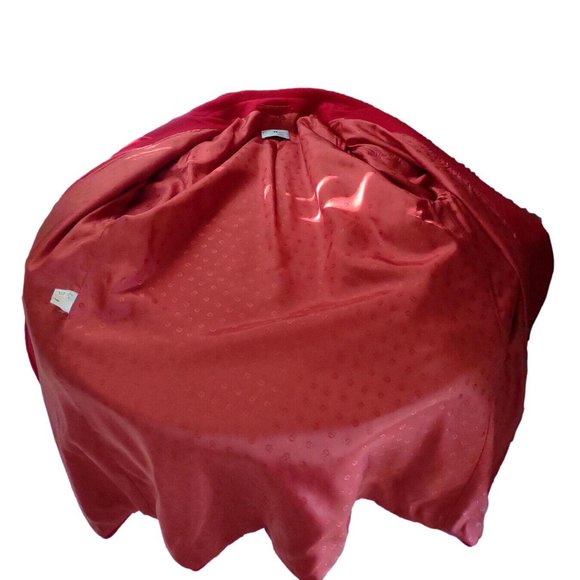 Etienne Aigner Parisian Rouge Red Swing Wool Coat 38 6 M - Picture 8 of 10